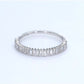 Half Eternity Baguette Diamond Ring, Real Diamond Ring, Ring for her, Ring for all occasions