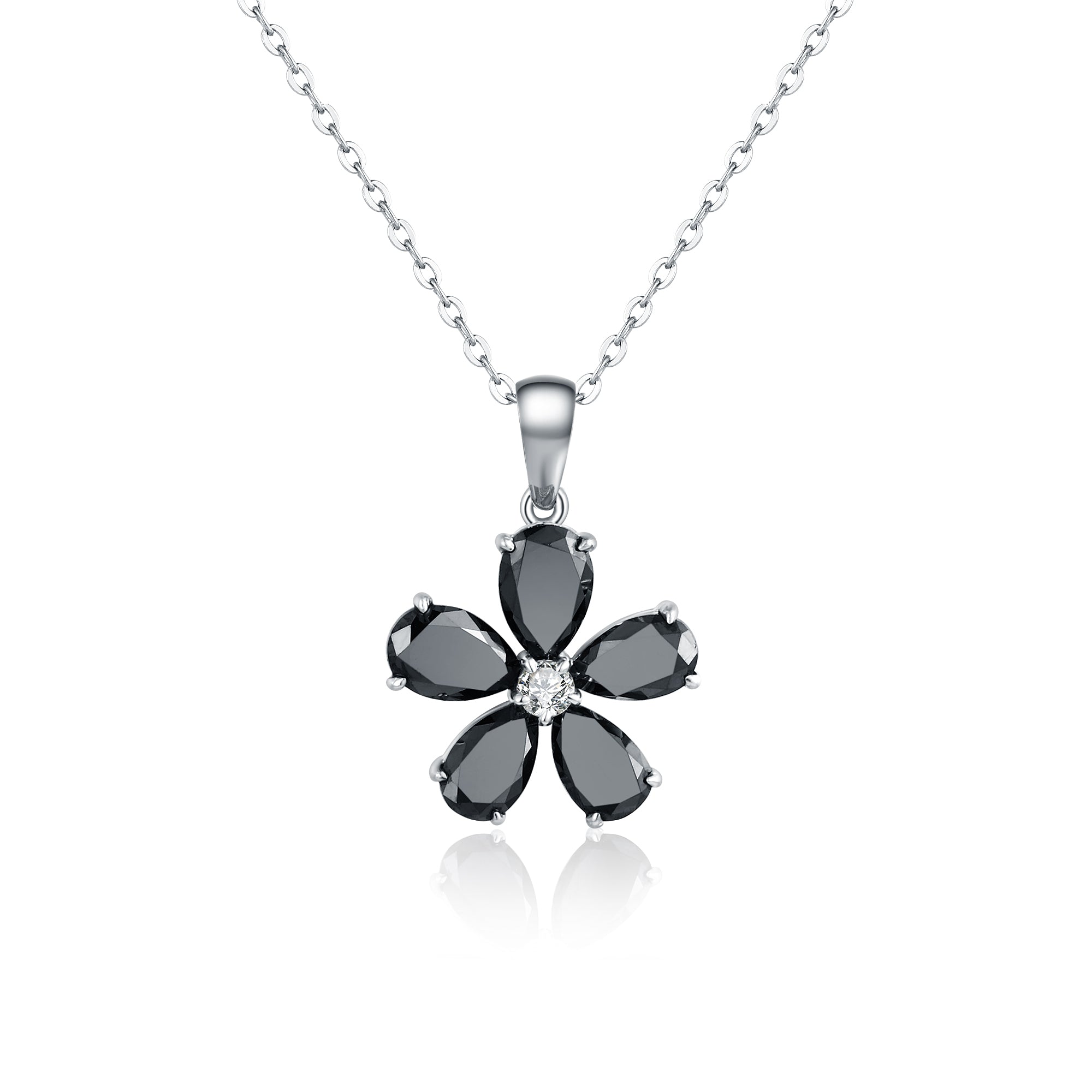 Black & White Diamond Pendant