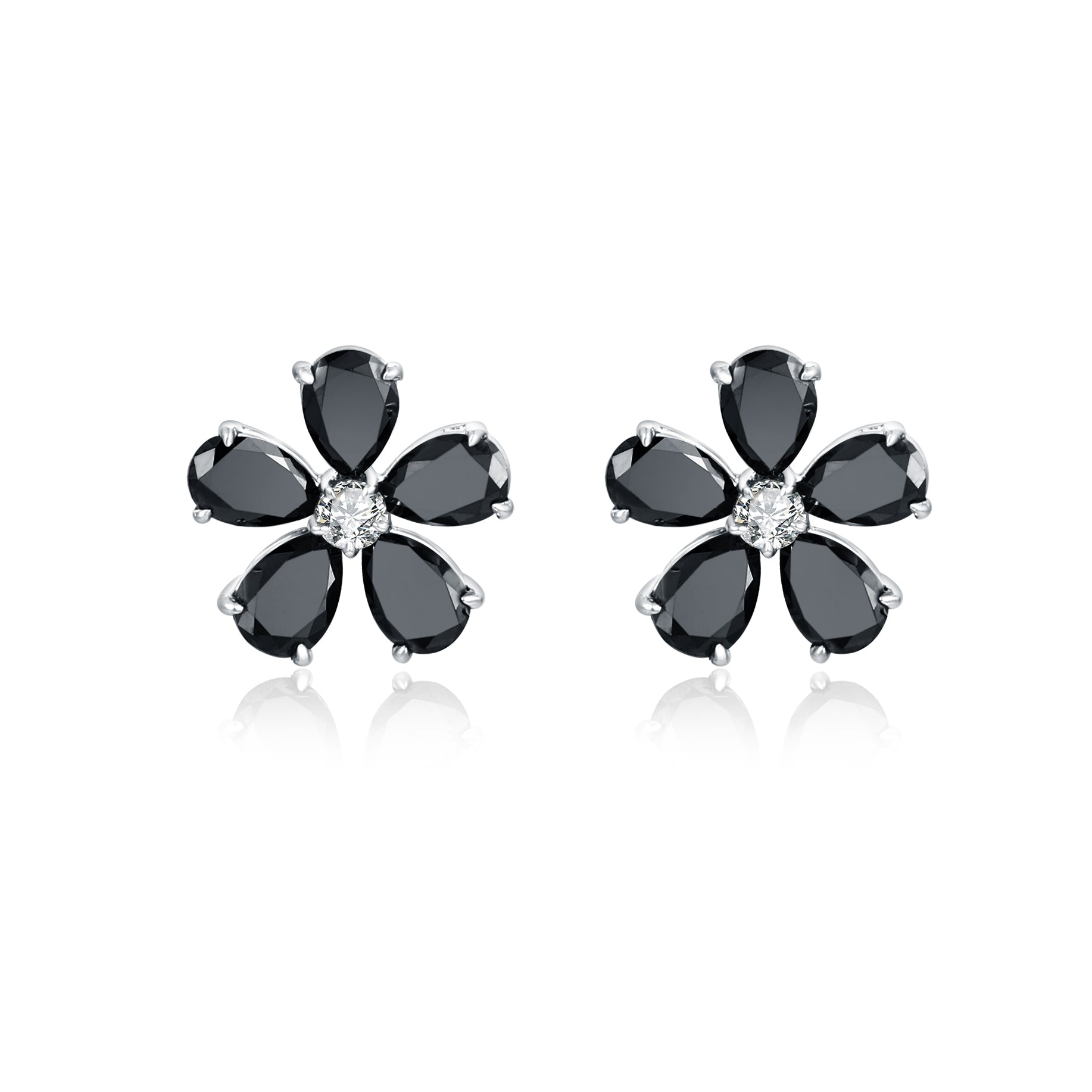 Black & White Diamond Earrings