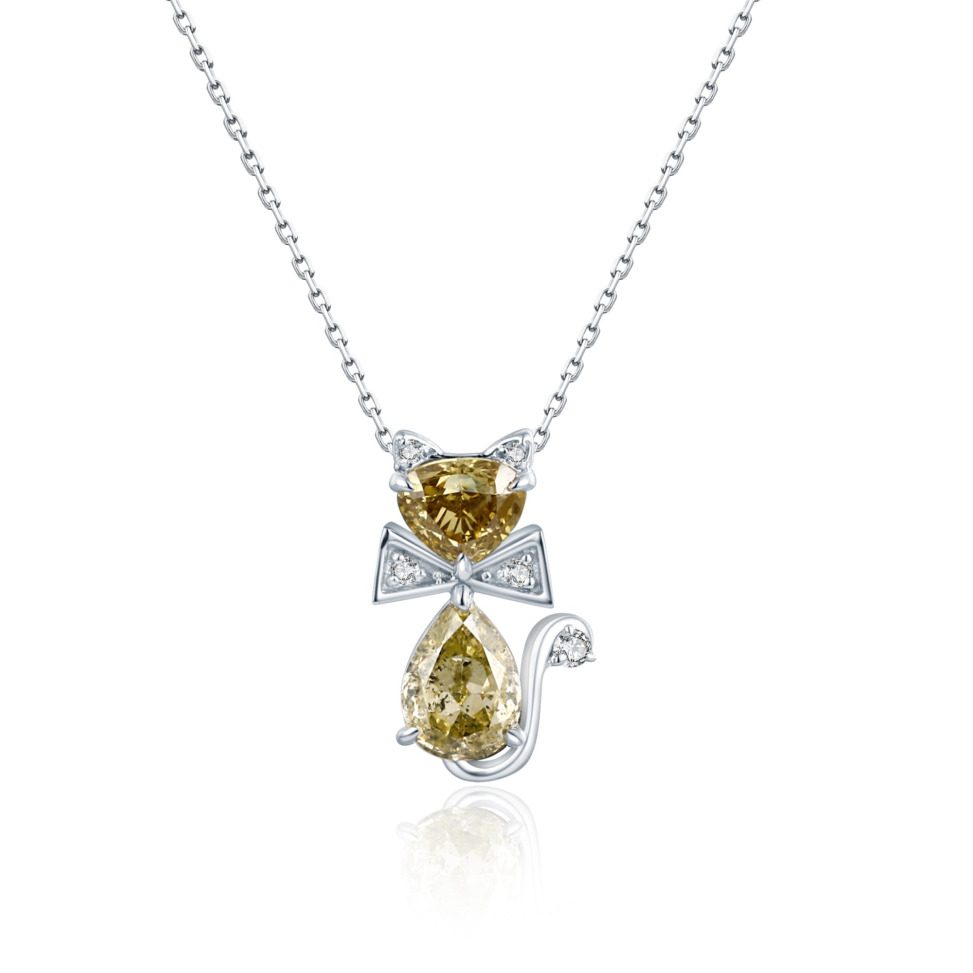 Natural Colour Diamond Pendant