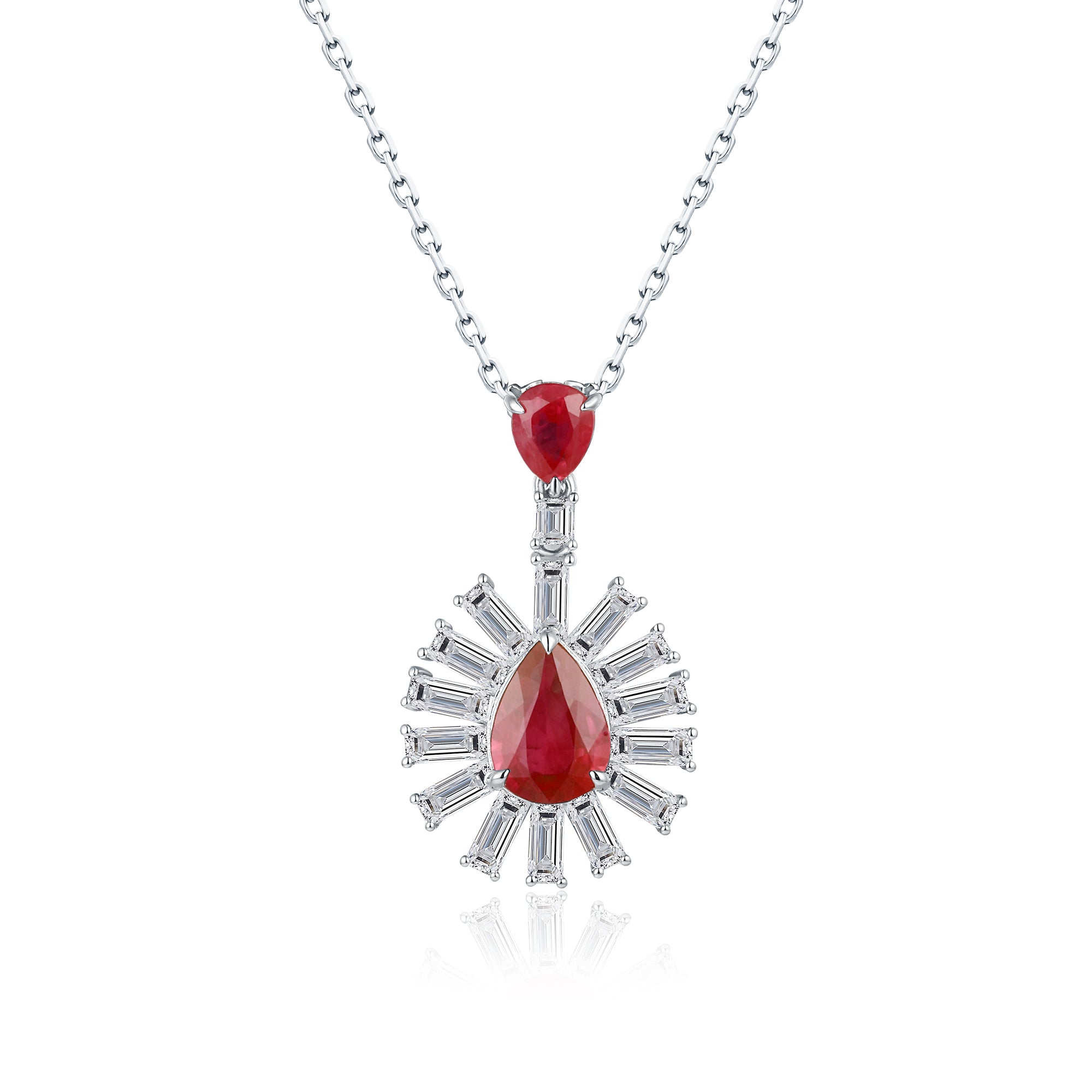 Ruby and Diamond Pendant