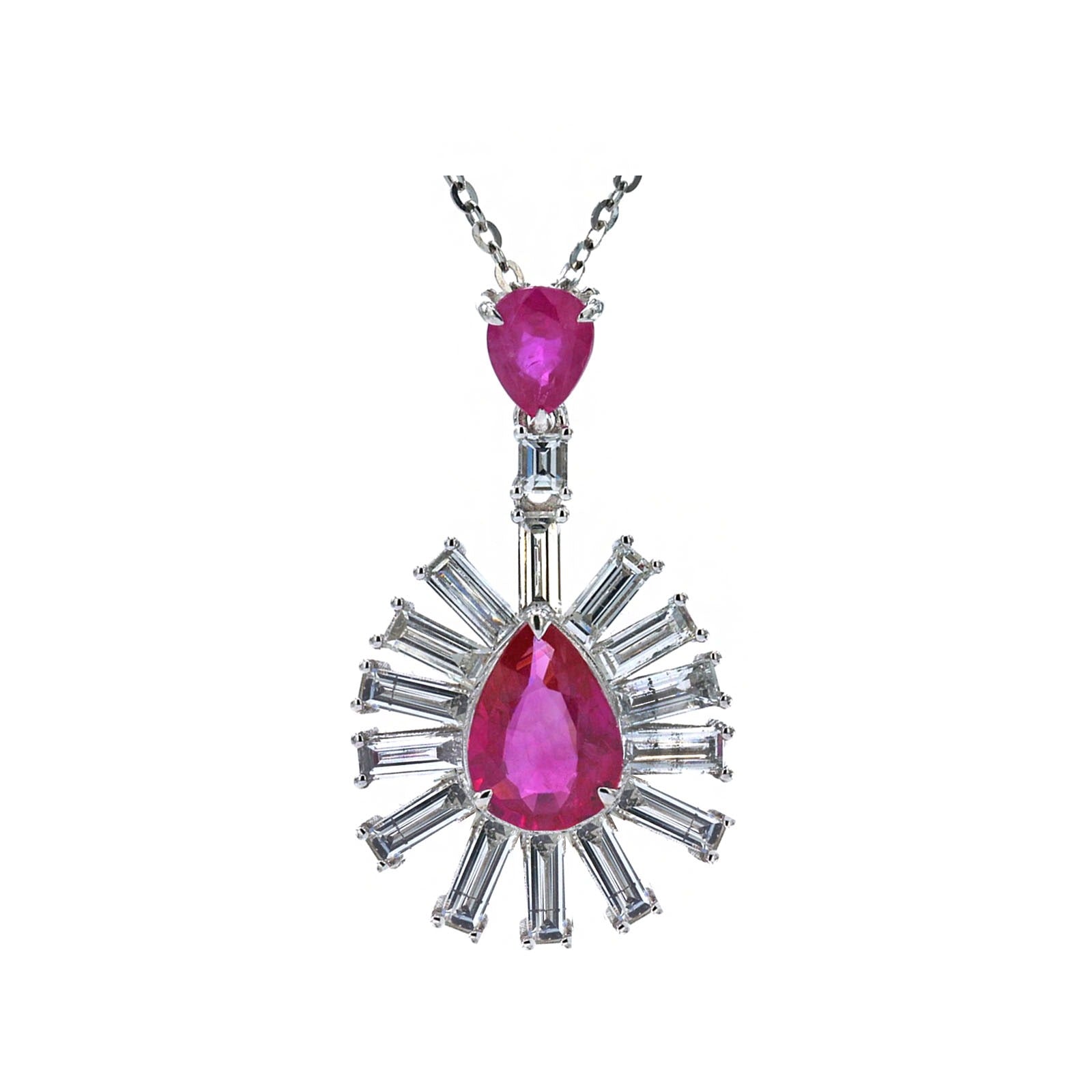 Ruby and Diamond Pendant