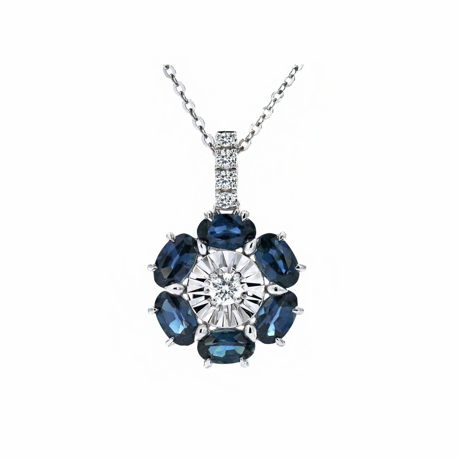 Sapphire and Diamond Pendant