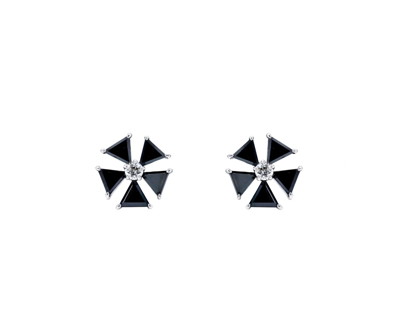 Black & White Diamond Earrings