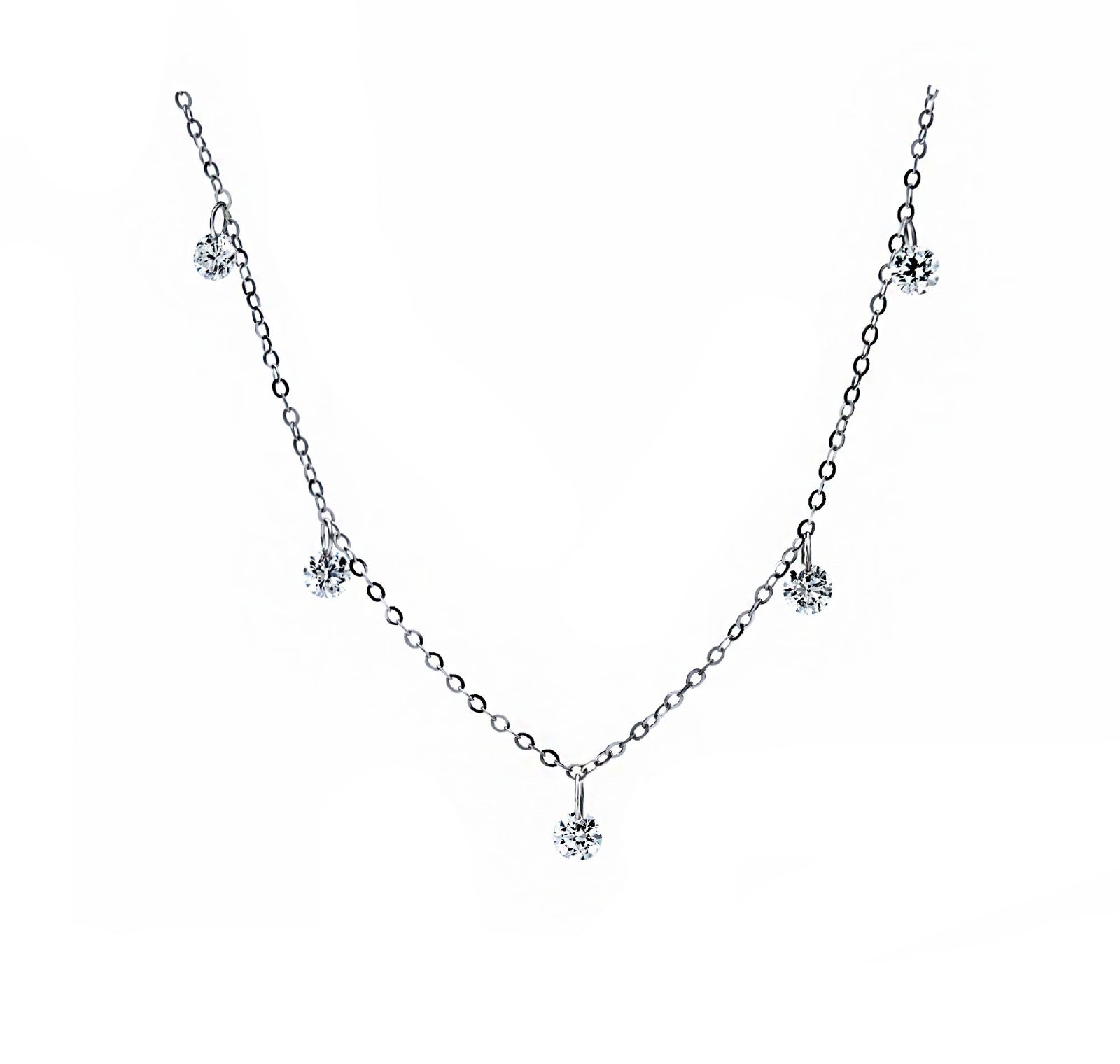 Diamond Pendant with Chain