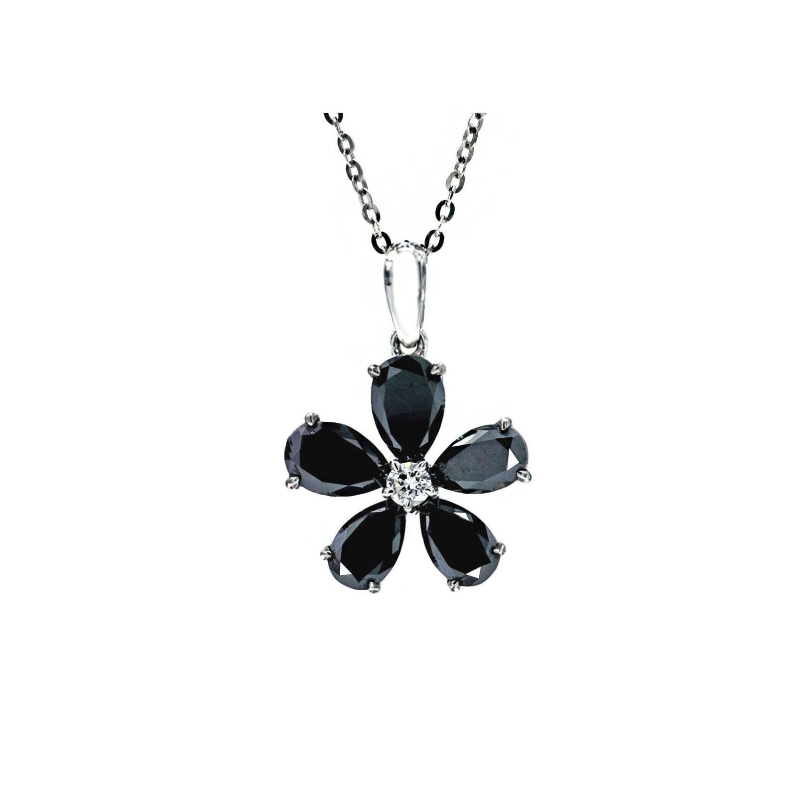 Black & White Diamond Pendant