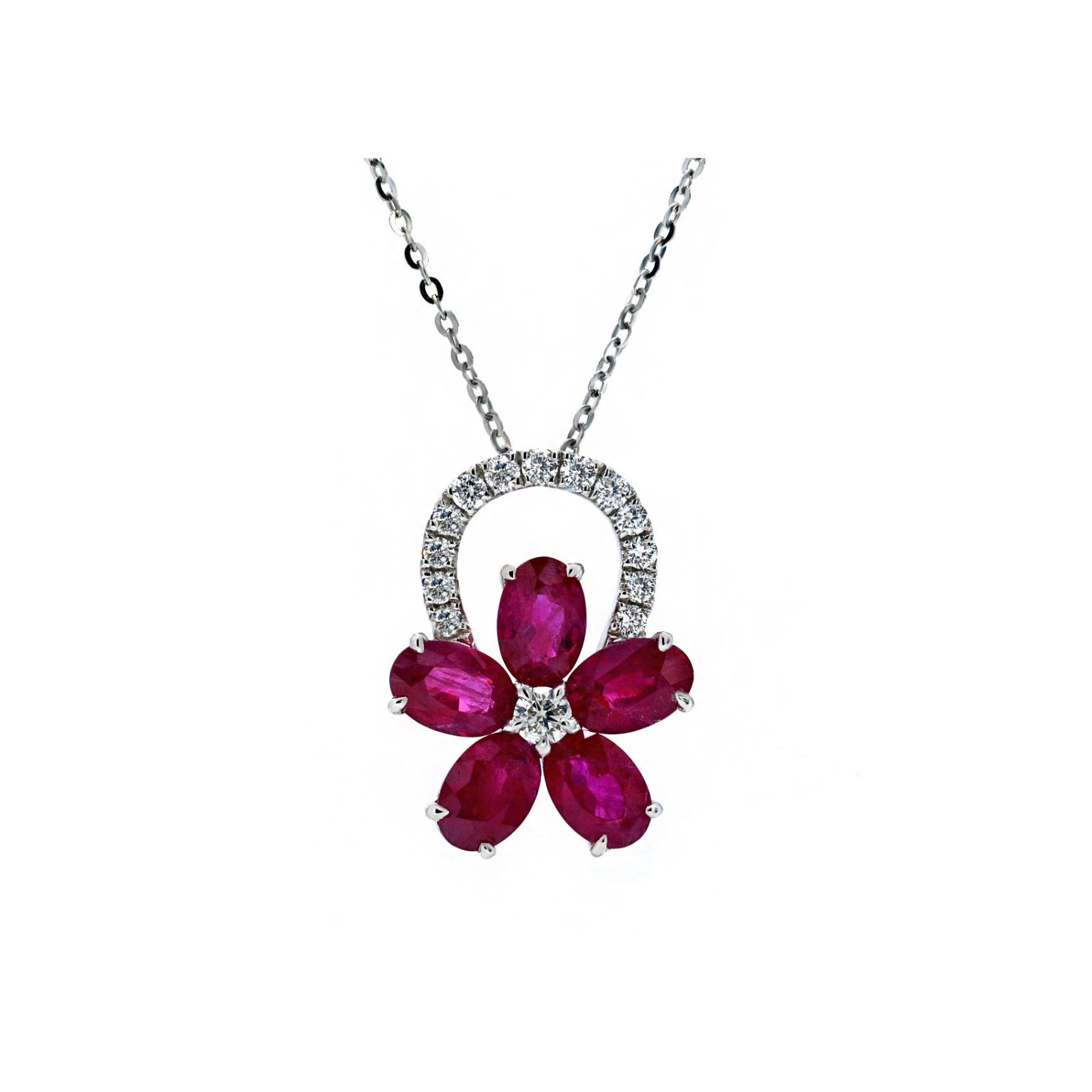 Ruby and Diamond Pendant