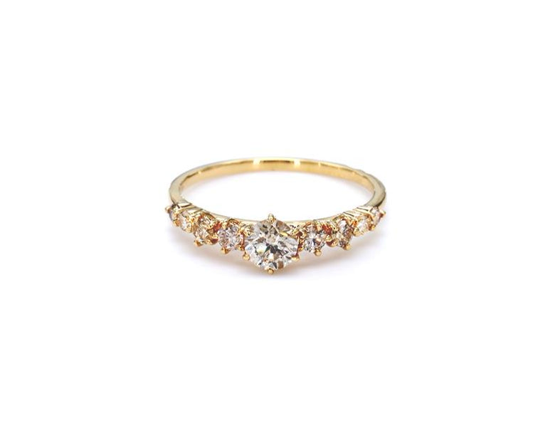 Diamond Half Eternity Ring