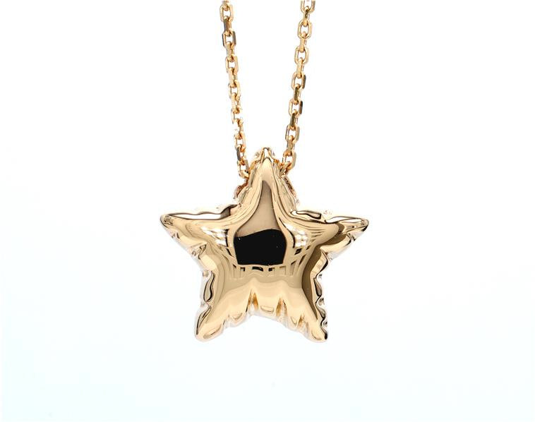 Star Foil Ballon Pendant with Chain