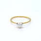 GIA Certified Heart White Diamond Ring