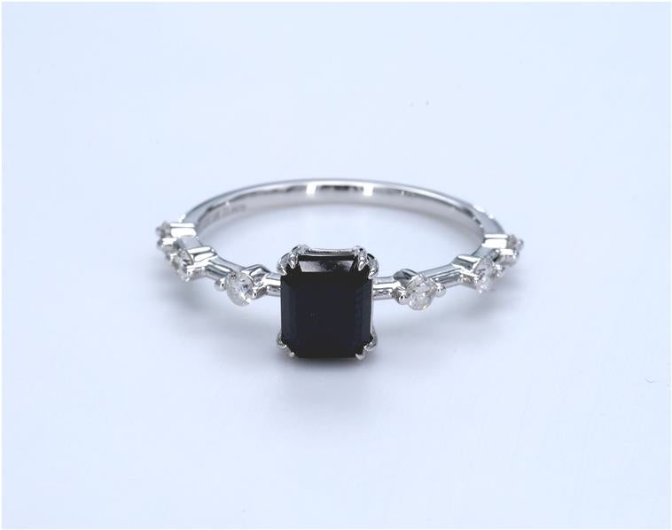 Classic Black Diamond Ring