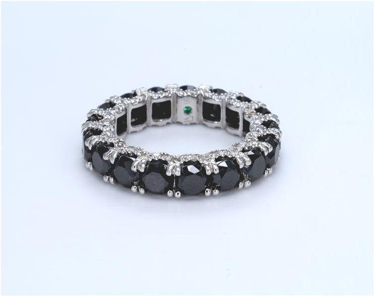 Black Diamond Eternity Ring