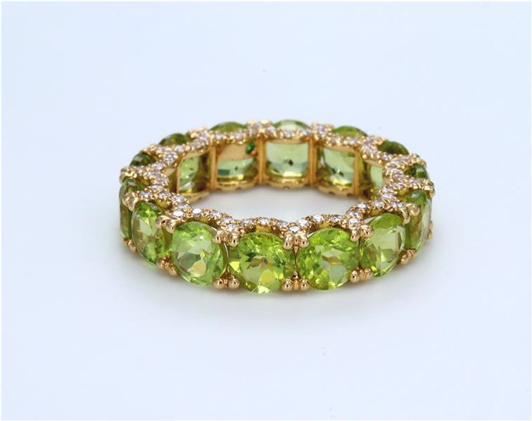 Peridot Eternity Ring