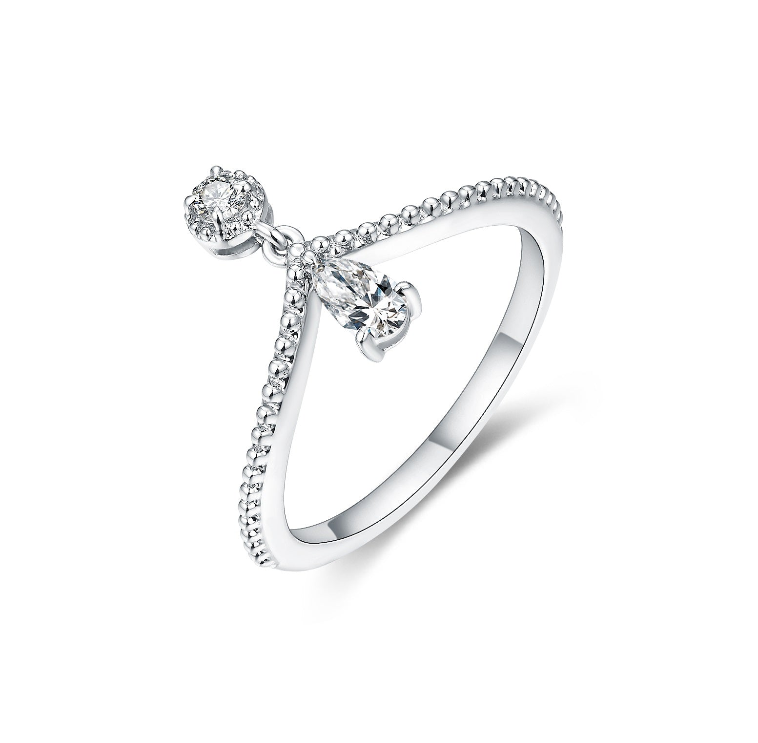 Stylish Moveable Diamond Ring – KTC Jewellery.
