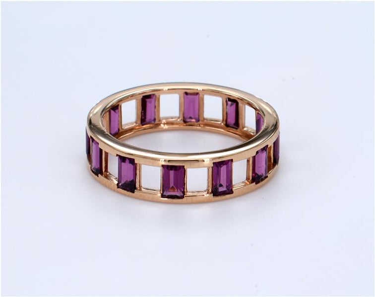 Zebra Crossing Eternity Ring