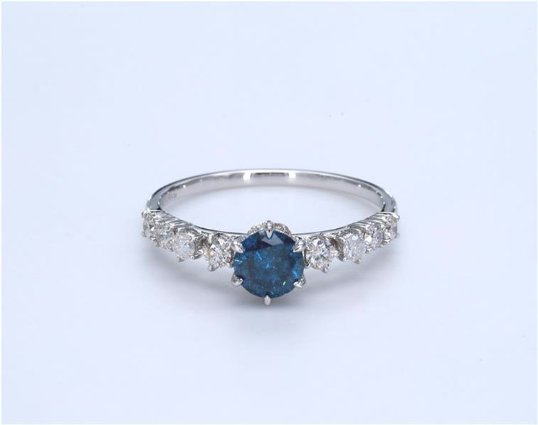 Blue Diamond Galaxy Ring